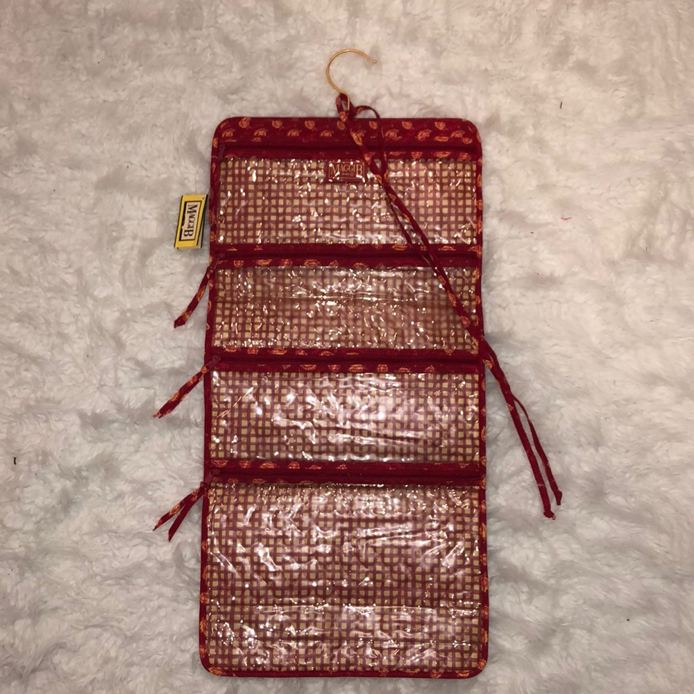 Never Been Used Red Travel Cosmetic/ Toiletry Bag